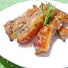 Spareribs with honey and rosemary・ローズマリーと蜂蜜のスペアリブ